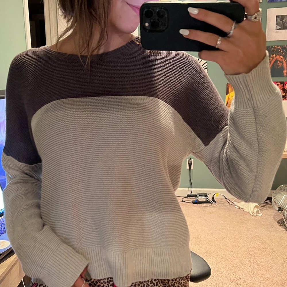 BDG Color Block Crewneck Sweater - UO